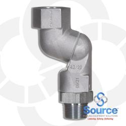 1 Inch Male X 1 Inch Female Twister Multi-Plane Swivel 1 Inch Male X 1 Inch Female Twister Multi-Plane Swivel